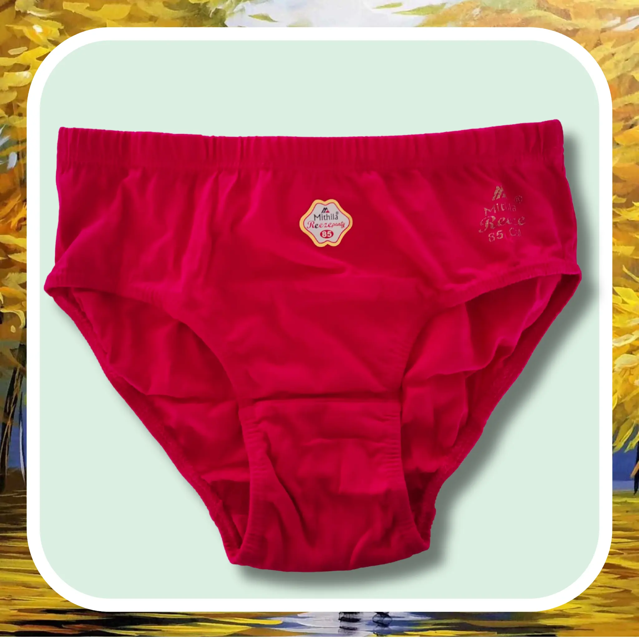 Mithila Reeze cotton panty in dark pink, women's sizes 80 to 100